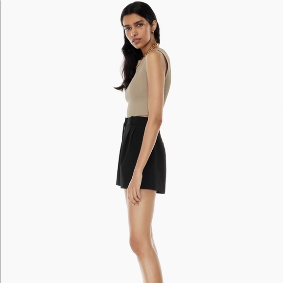 Aritzia Babaton - Sculpt Knit Muscle Cropped Tank - Fluent Taupe - Small - Picture 8 of 14